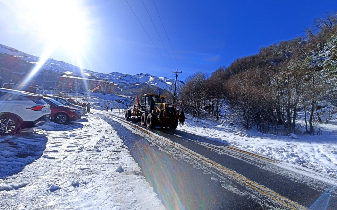 MOP coordina acciones para enfrentar heladas en caminos cordilleranos