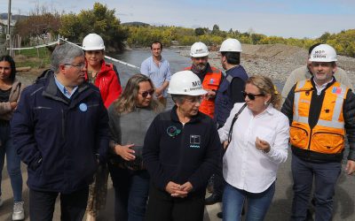 Ministra del MOP, Jessica López, supervisa medidas preventivas de emergencia para mitigar efectos de sistema frontal