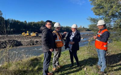 MOP invierte más de $200 millones para reencauzar el río Chillán tras emergencias