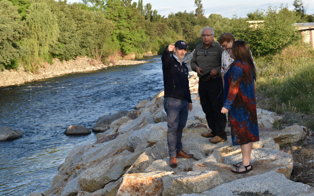 MOP construirá 2 kilómetros de enrocado en el río Chillán para evitar inundaciones