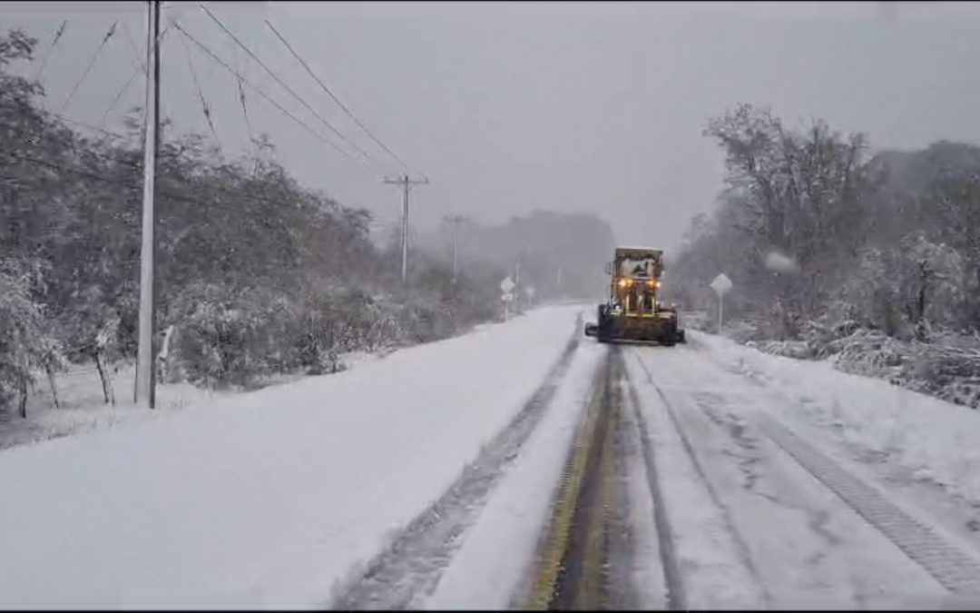 Nuevo sistema frontal dejó cerca de 70 milímetros de agua lluvia y nieve en la cordillera de Ñuble