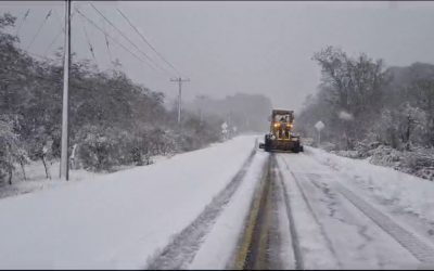 Nuevo sistema frontal dejó cerca de 70 milímetros de agua lluvia y nieve en la cordillera de Ñuble