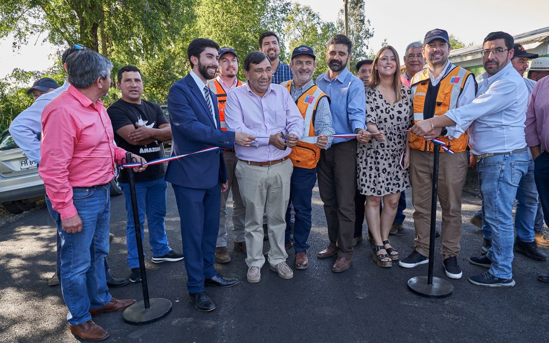 En El Carmen MOP inaugura asfaltado de 4,7 kilómetros de la ruta Los Puquios