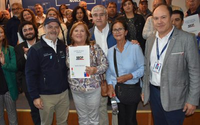 MOP entrega derechos de agua a 22 comités y cooperativas de agua potable rural de Ñuble