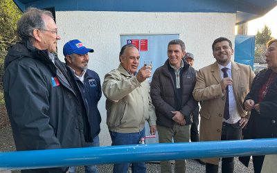 MOP Ñuble finaliza obras en servicio de agua potable de Huape beneficiando a 192 familias