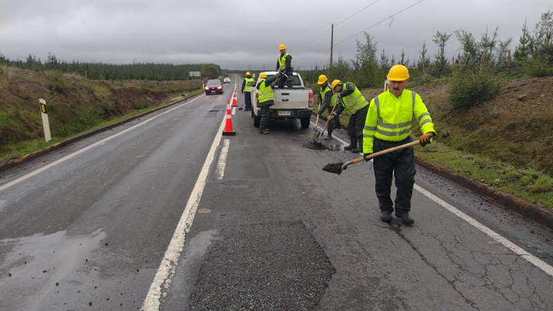 MOP Ñuble ha recuperado el 78% de la red vial afectada por intensas lluvias