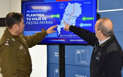 MOP informa que 426 mil vehículos circularán en rutas de Ñuble para Fiestas Patrias